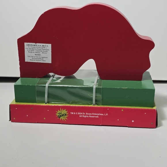 The grinch dr. Seuss stocking holder nwt - Picture 2 of 3